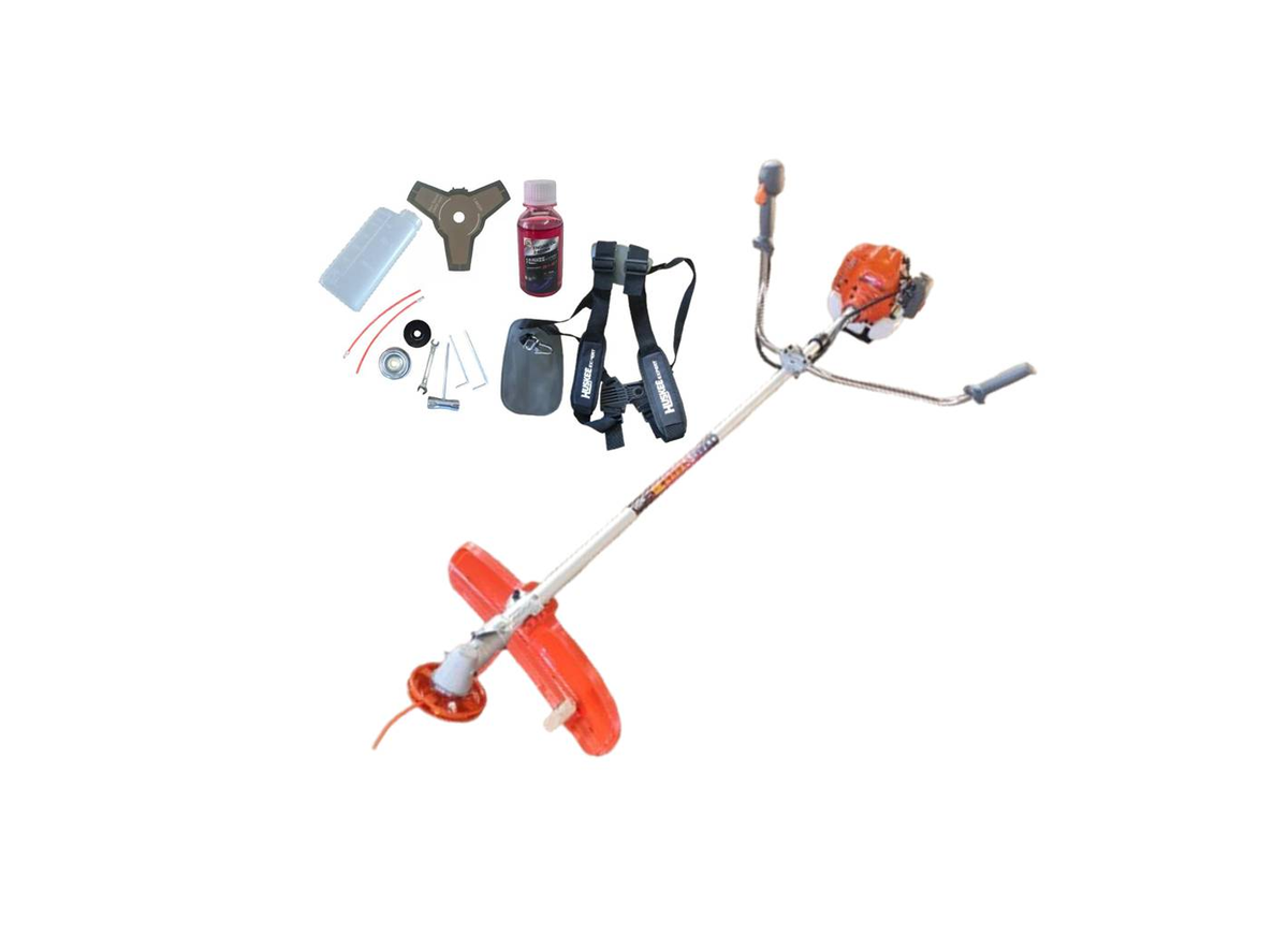 Huskee Pro55H Brush Cutter 52cc Petrol Square Shaft with accessories
